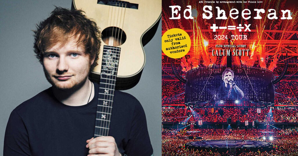 คอนเสิร์ต Ed Sheeran คอนเสิร์ตใหญ่ 2024 ห้ามพลาดความมันและความสนุก